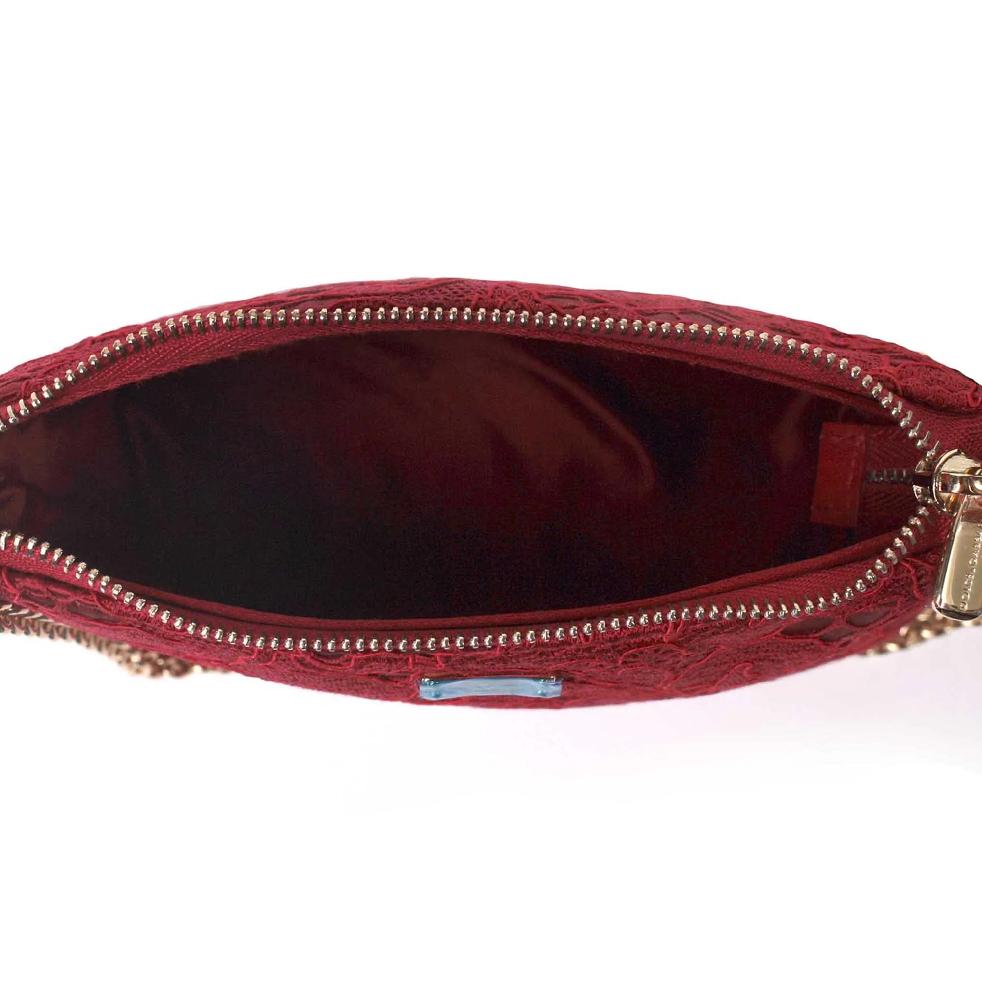 Borsa Tracolla Teenager Rossa In Pizzo
