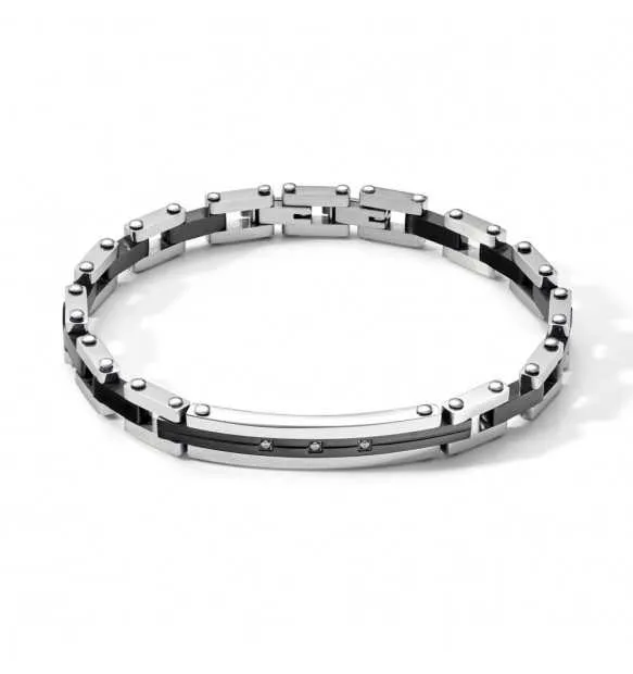 Bracciale Comete Gioielli Zip uomo UBR 1037