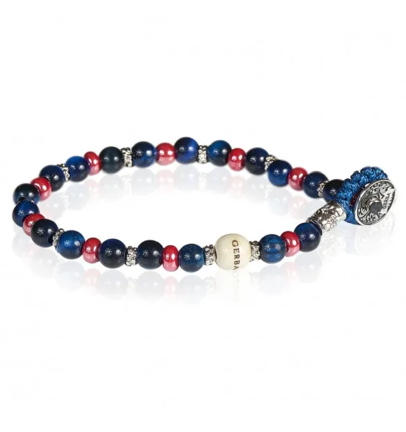 Bracciale Gerba Lab collection occhio di tigre blu LAB 59