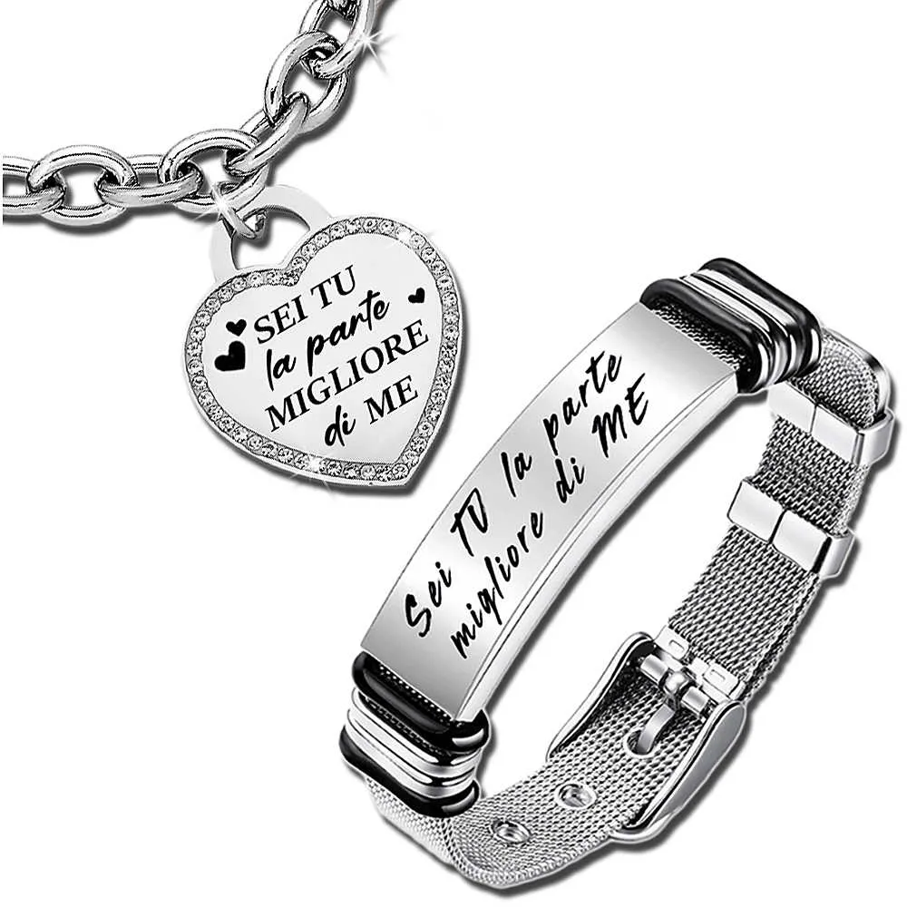 Bracciali coppia gioiello Beloved San Valentino