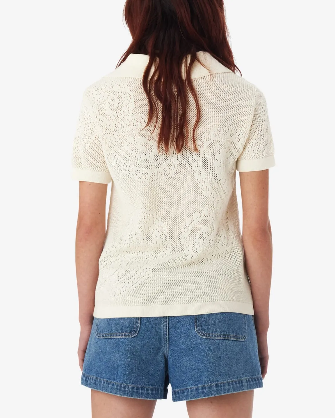 Briana Open Knit Shirt
