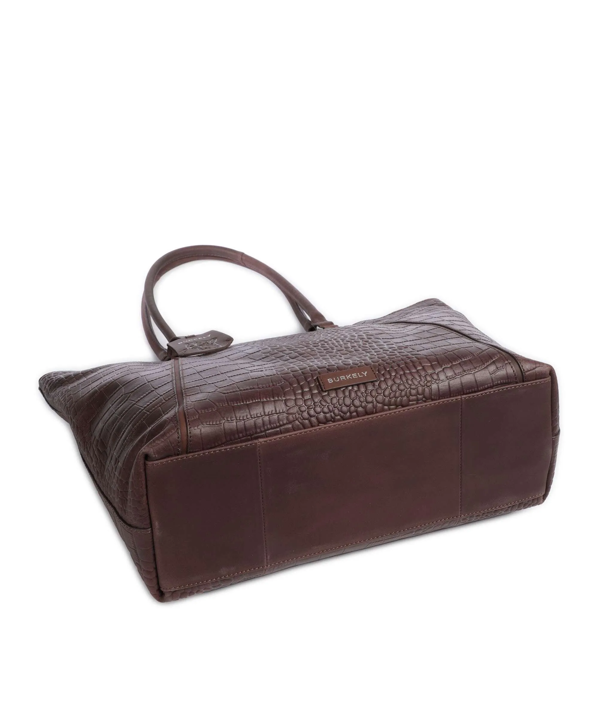  Burkely Cool Colbie Borsa shopper 15″ pelle in rilievo marrone scuro  