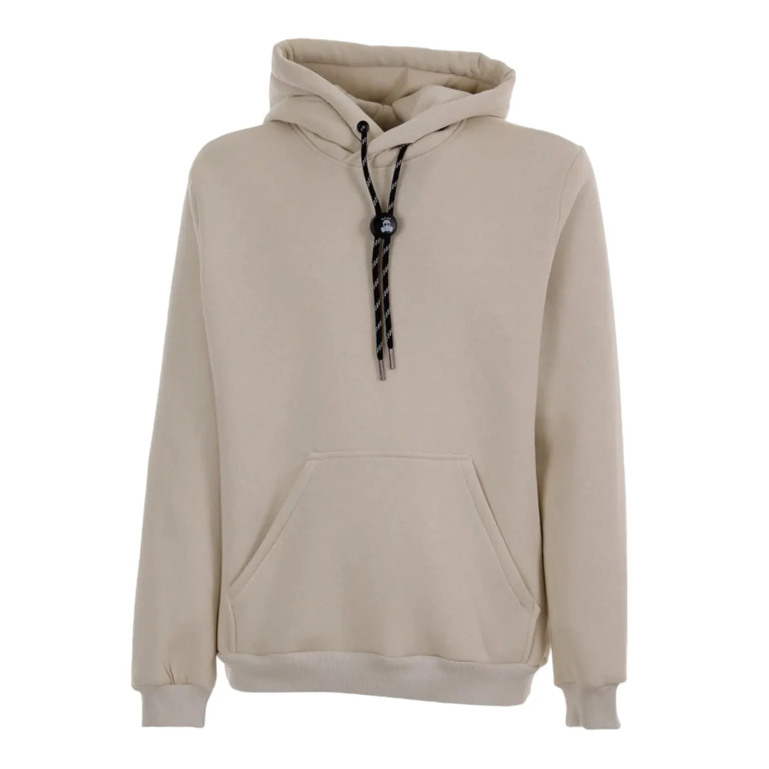 ButNot  ---------    ------------Butnot felpa con cappuccio e fermalaccio personalizzato uomo - beige
