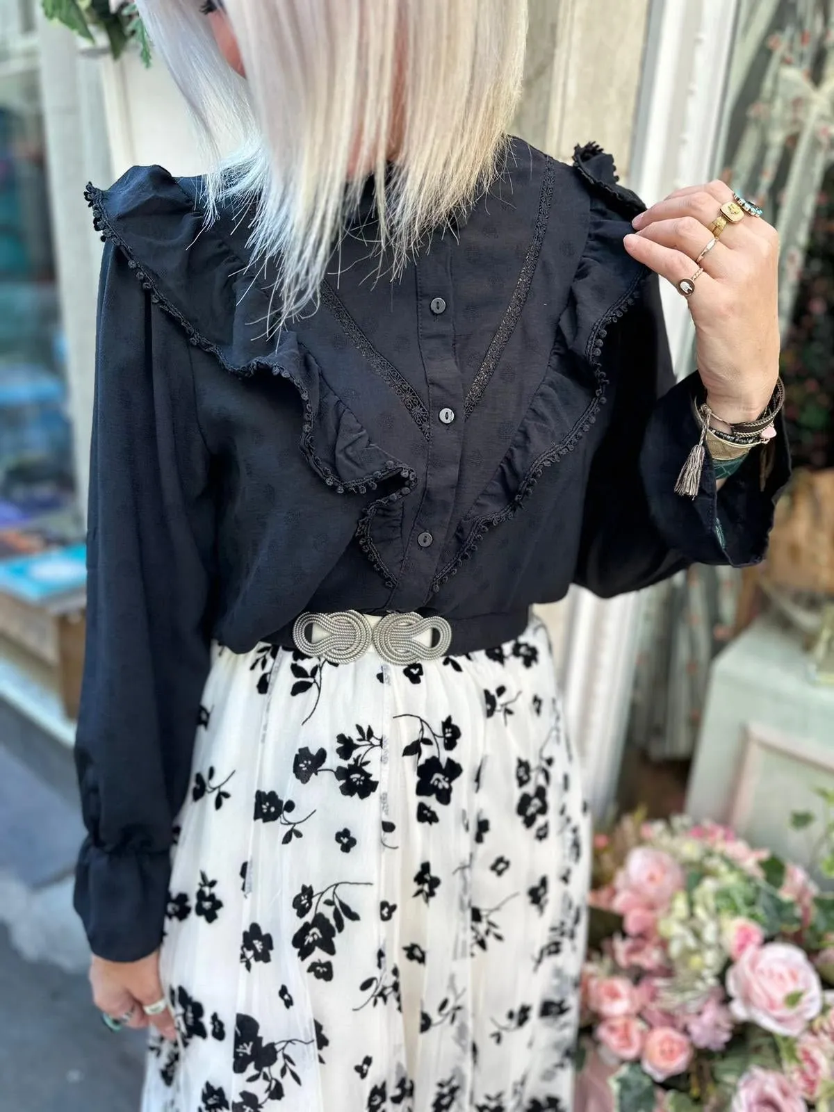 Camicetta Colette Nera