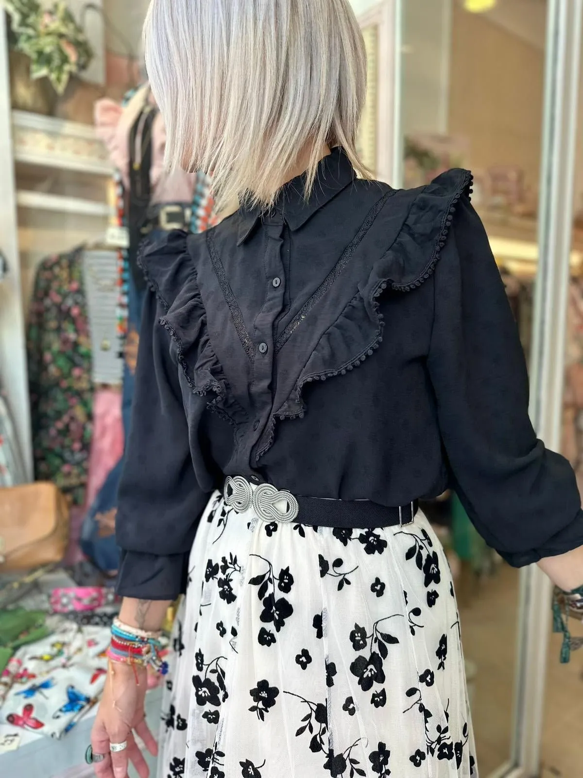 Camicetta Colette Nera