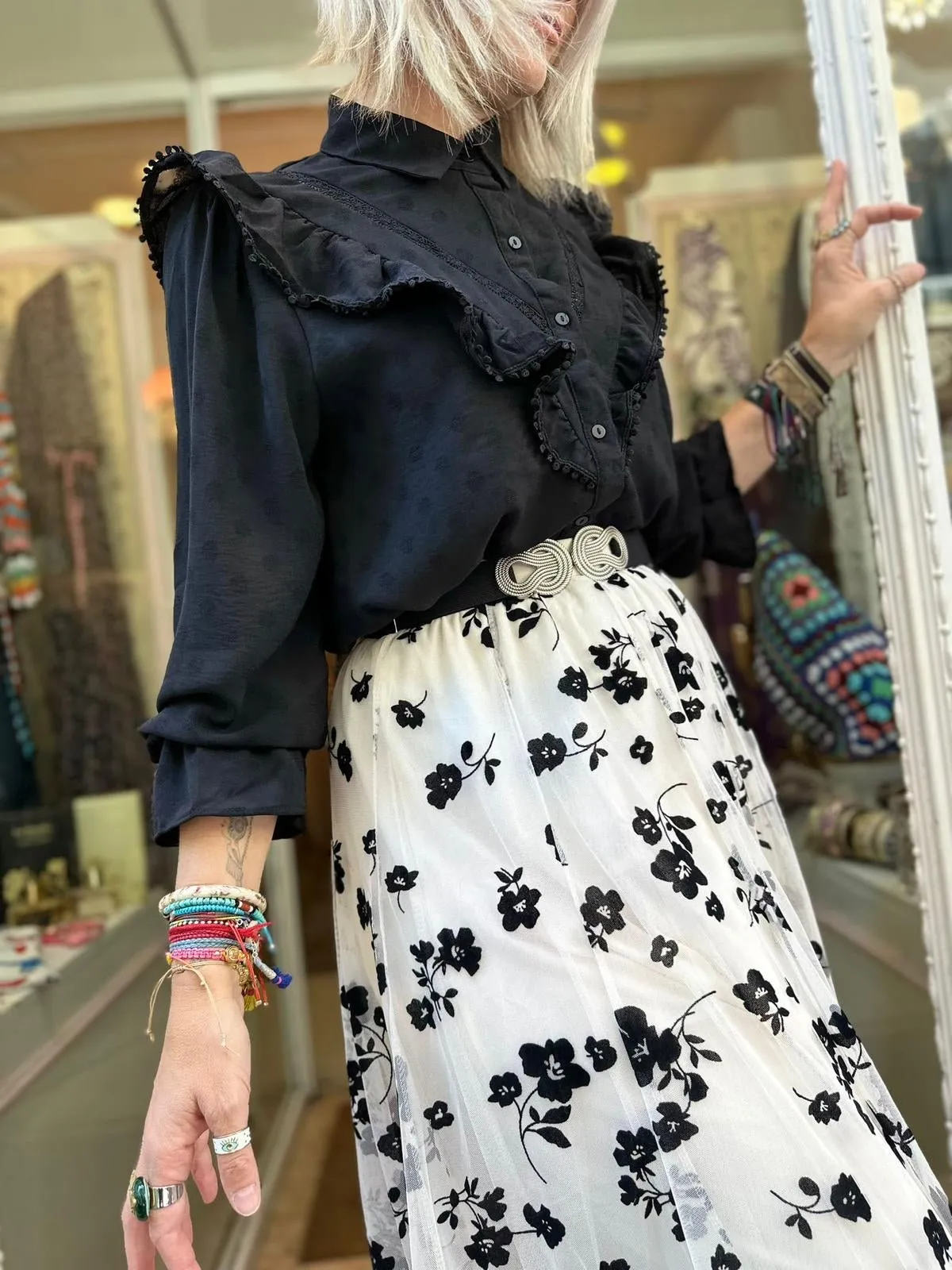 Camicetta Colette Nera
