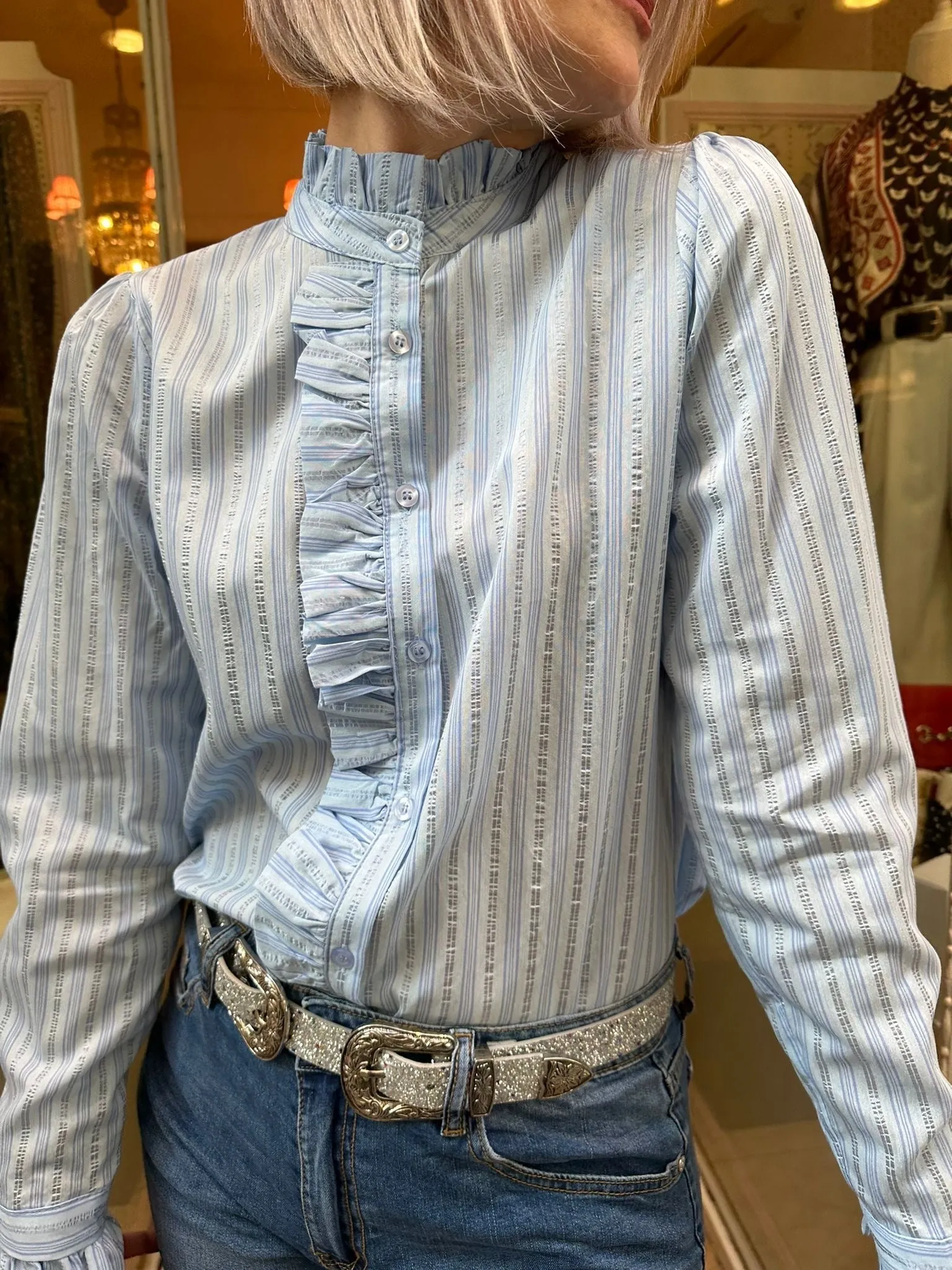Camicetta Molly Azzurra