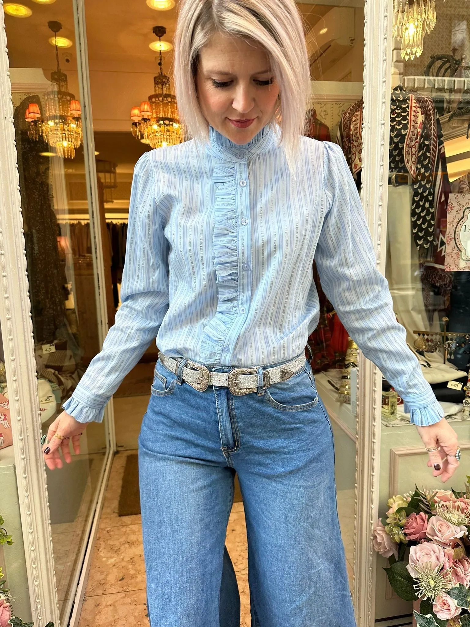 Camicetta Molly Azzurra