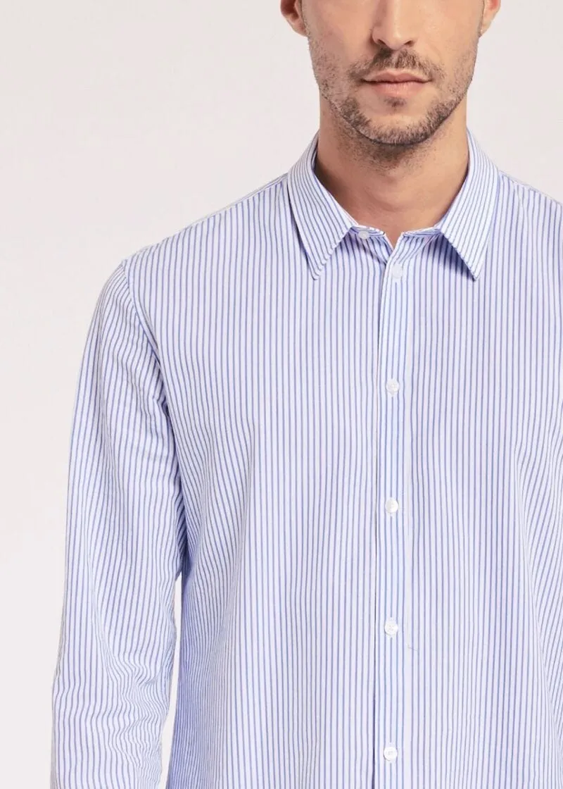 Camicia a righe verticali