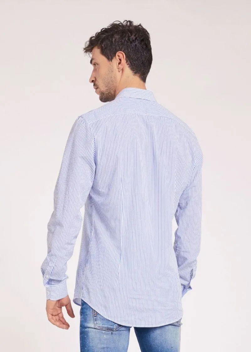 Camicia a righe verticali