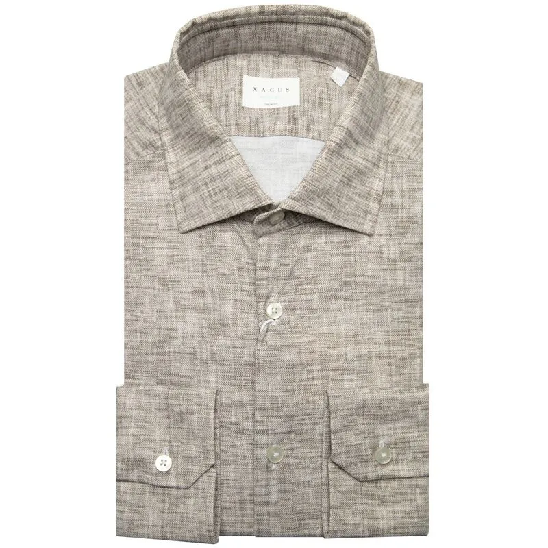 Camicia Active Tailor fit beige 