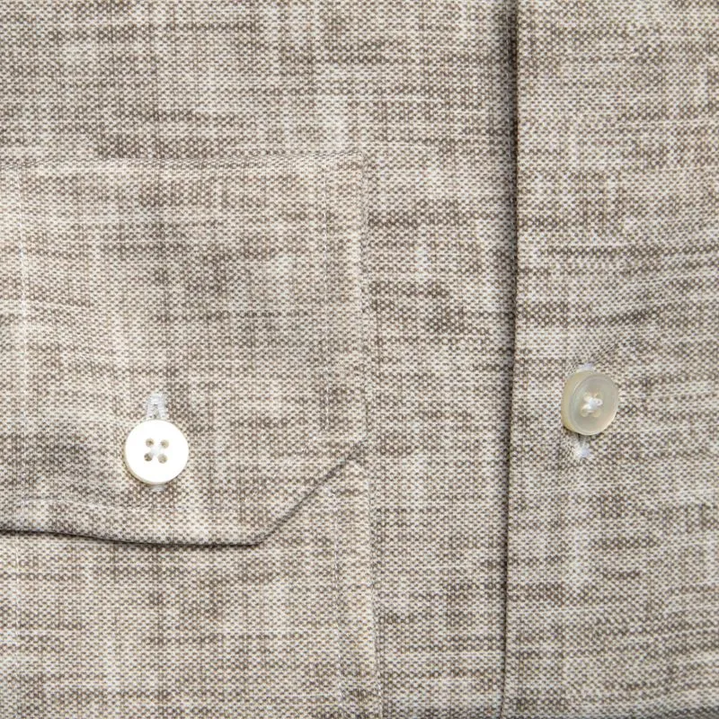 Camicia Active Tailor fit beige 