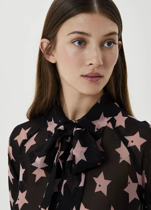 Camicia con fiocco