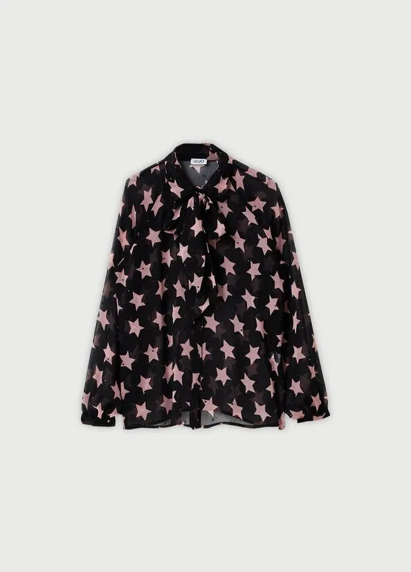 Camicia con fiocco