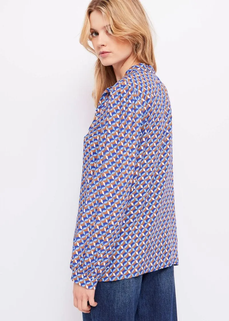 Camicia con stampa geometrica