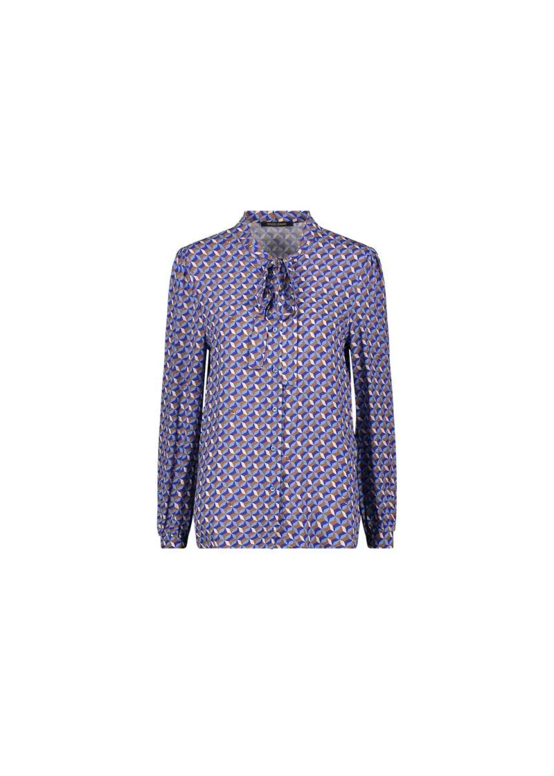 Camicia con stampa geometrica