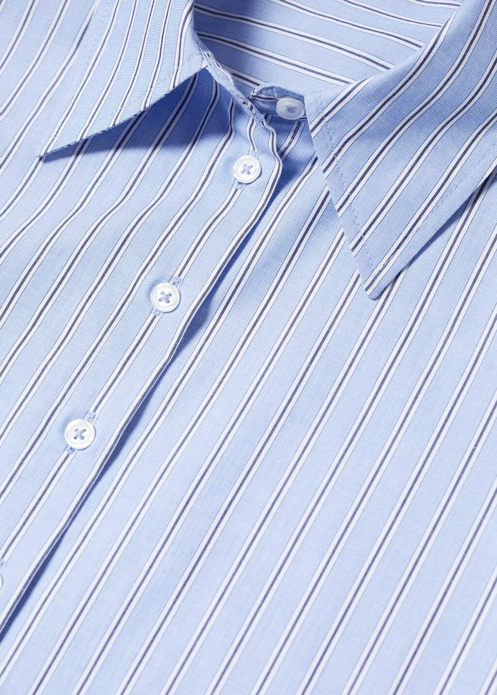 Camicia crop righe