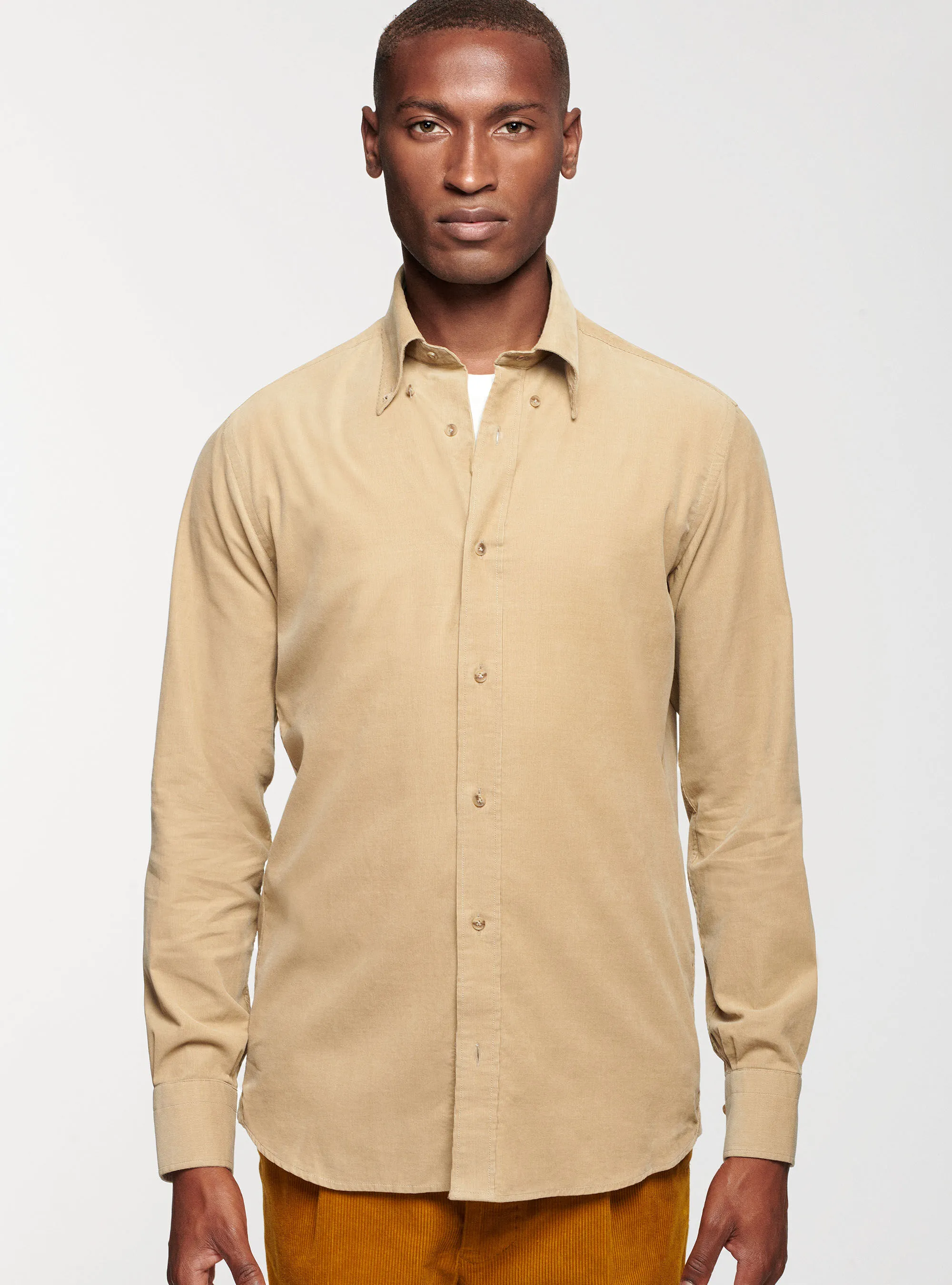 Camicia in velluto a costine