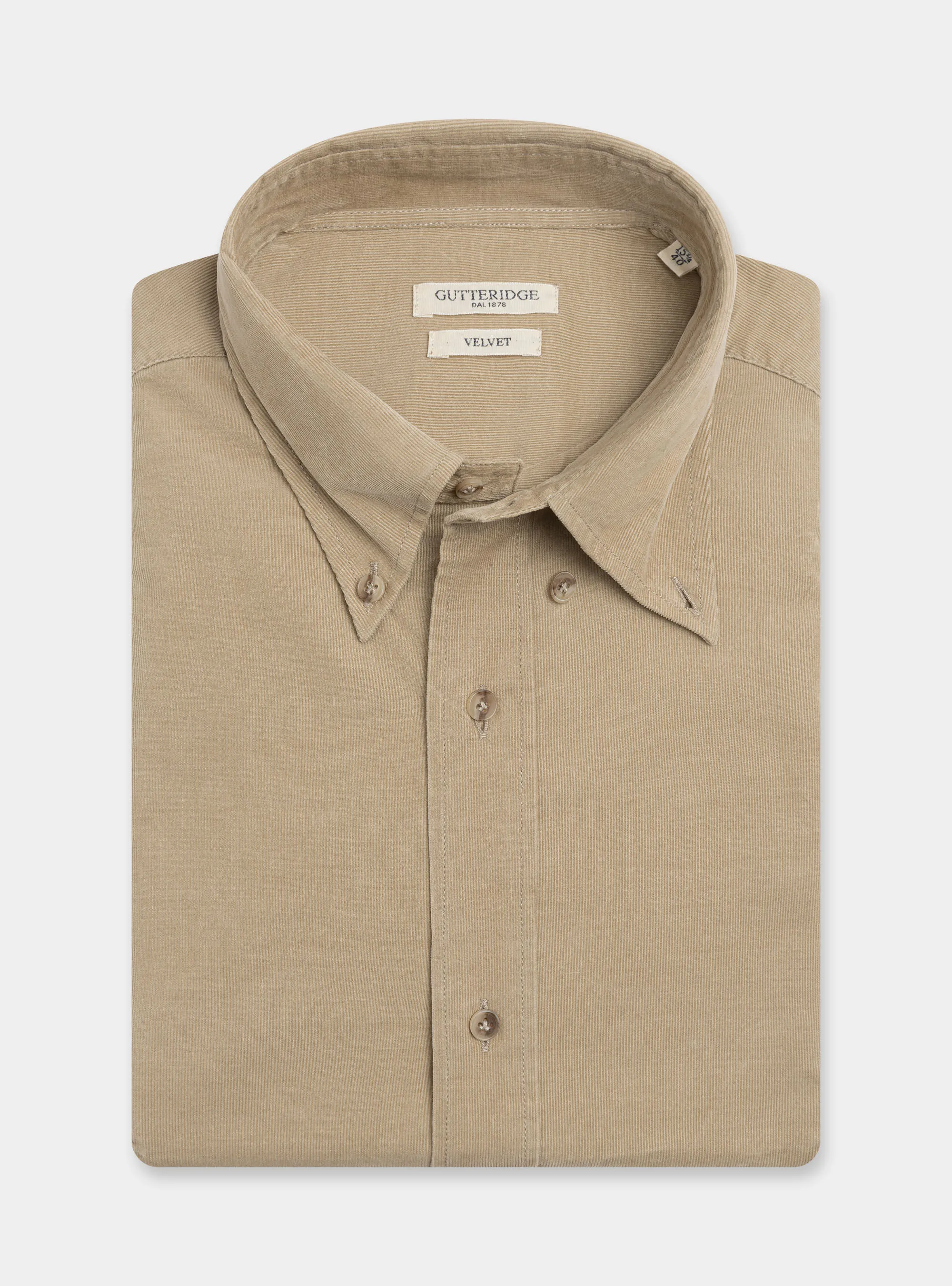 Camicia in velluto a costine