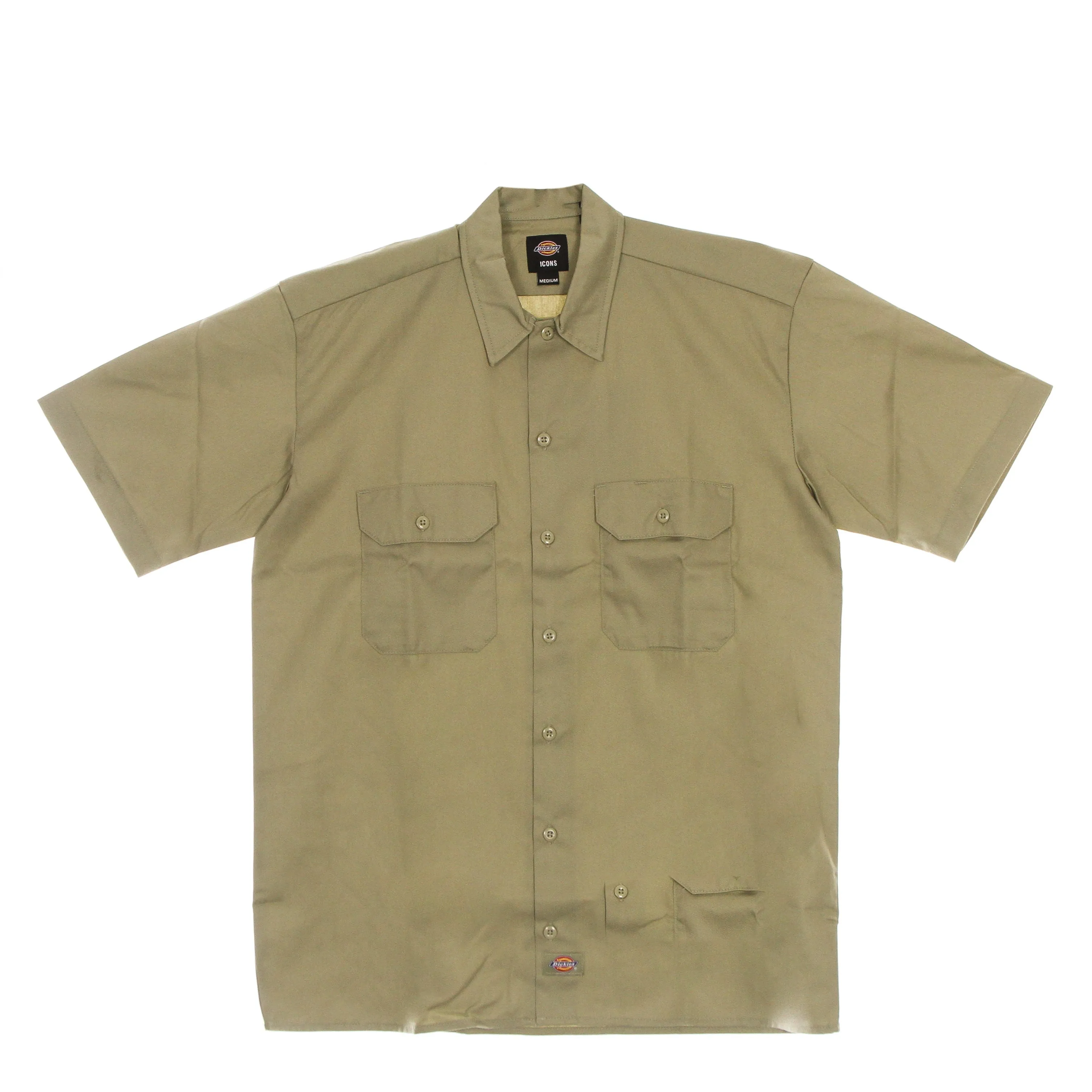 Camicia Manica Corta Uomo Work Shirt Rec Khaki