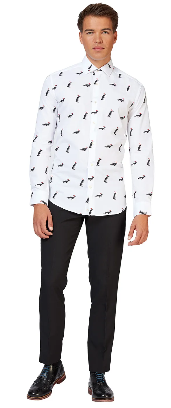 Camicia pinguini natalizi OppoSuits