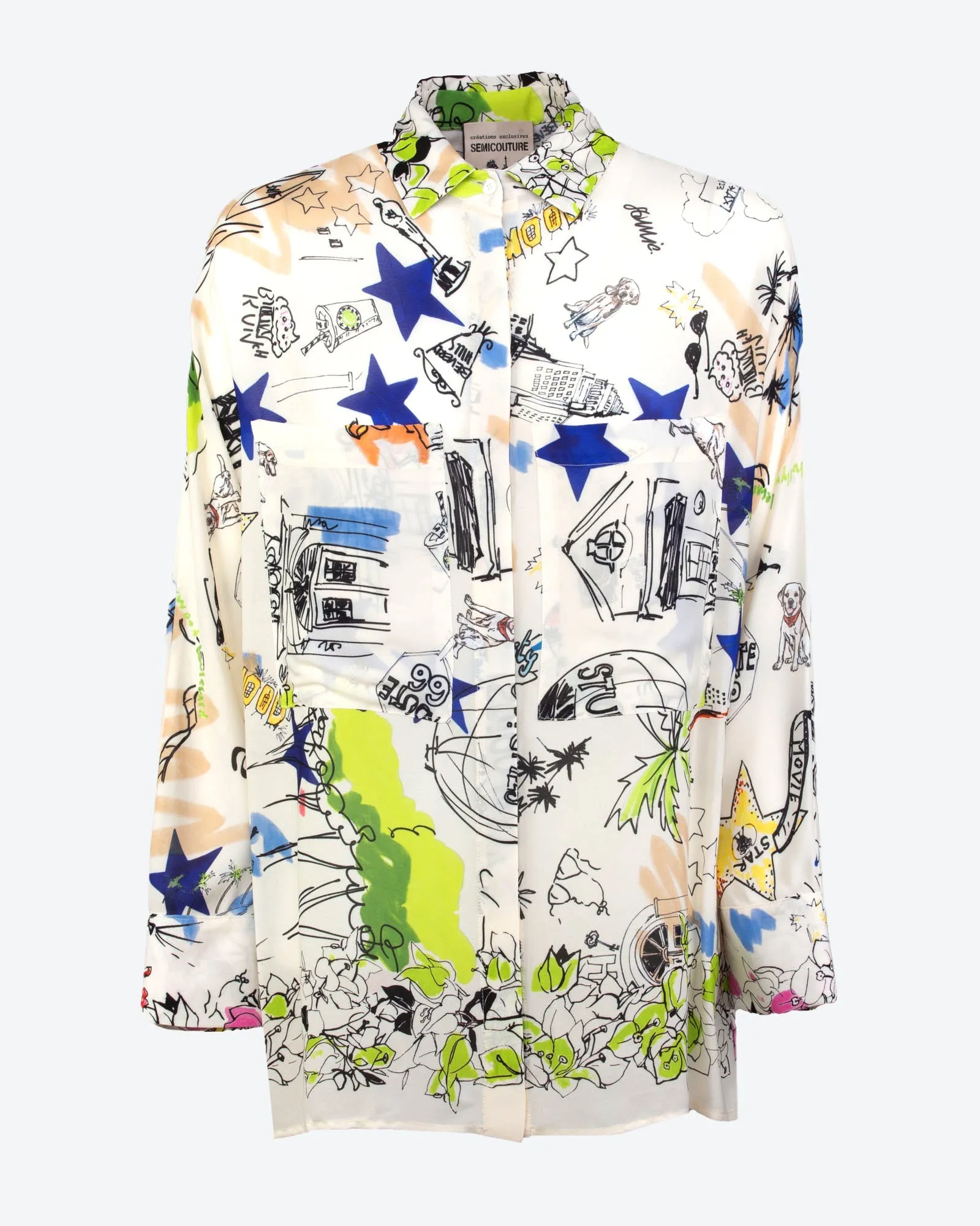 Camicia Tiffany con disegni