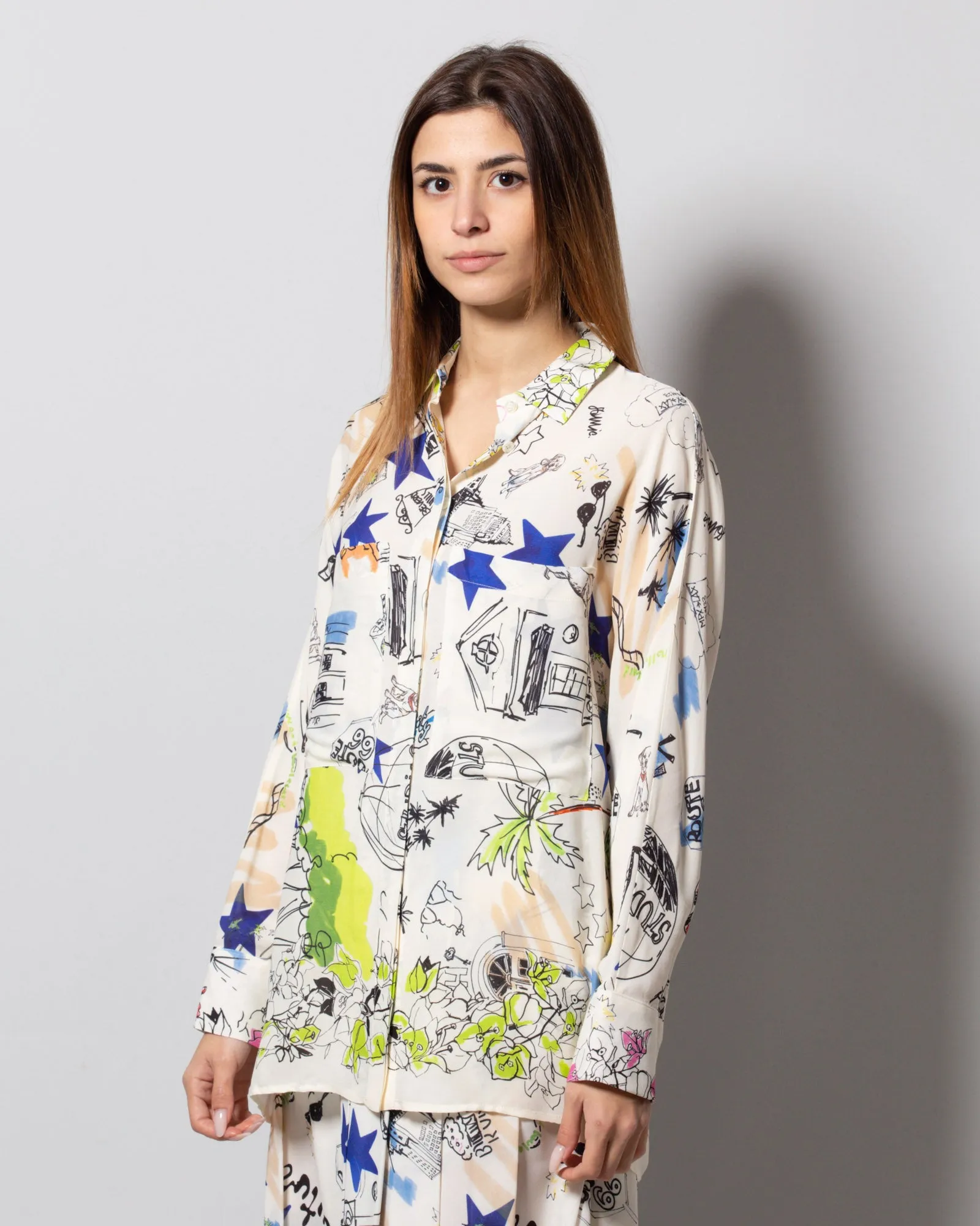 Camicia Tiffany con disegni