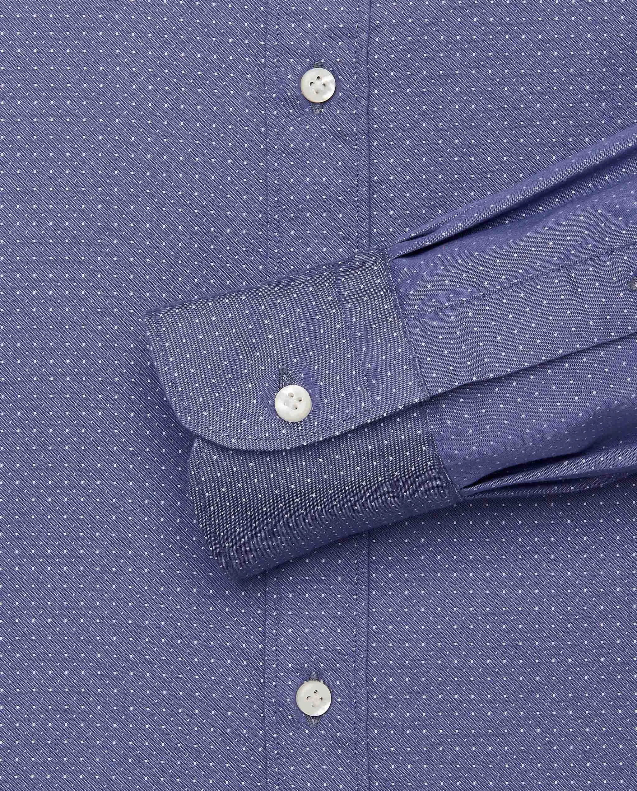 Camicia trendy blu navy comfort fit francese    