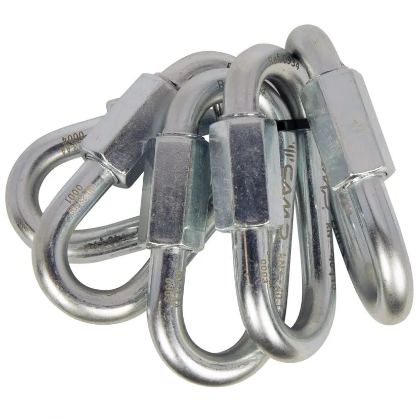 CAMP Set 5 Oval Quick Link Steel Ø8 5 pack maglie rapide