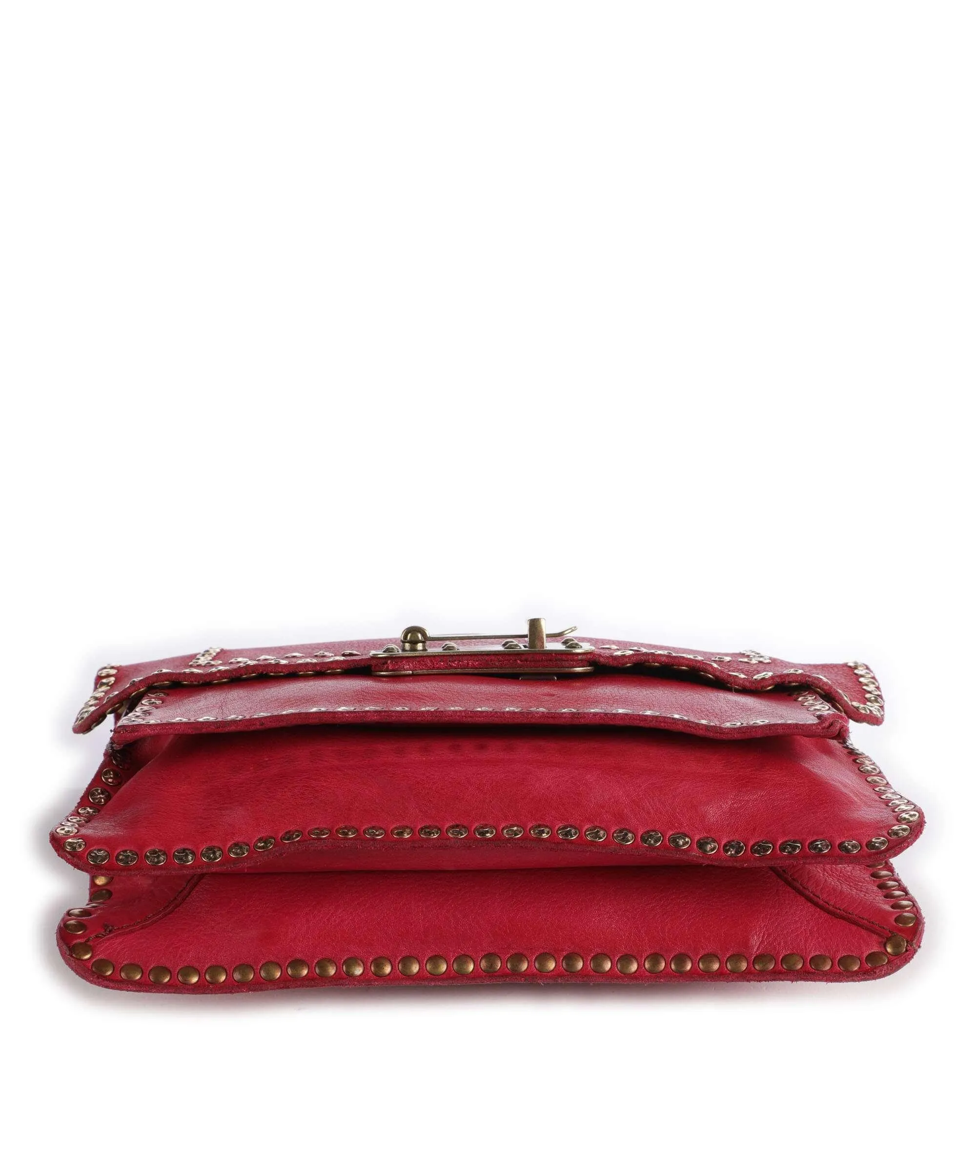  Campomaggi Borsa a tracolla pelle di vacchetta grana pink  