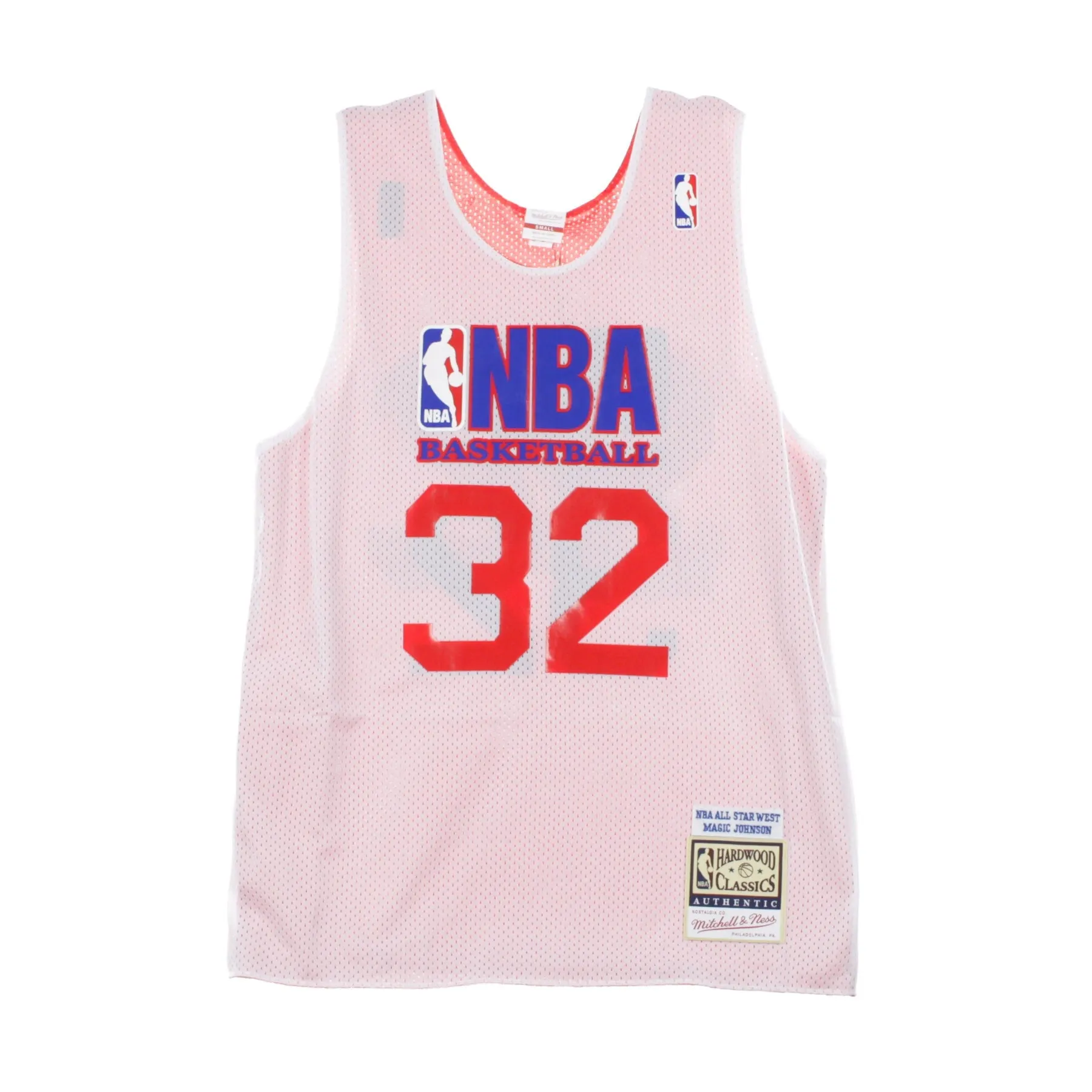 Canotta Basket Uomo Reversible Practice Jersey No.32 Magic Johnson All Star Game East 1991 Original Team Colors