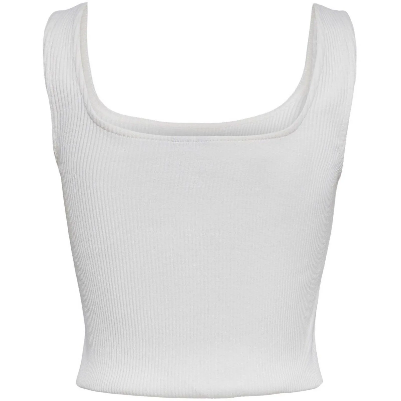 Canotte e top Donna Pieces - Pcnukisa Cropped Tank Top Noos - Bianco
