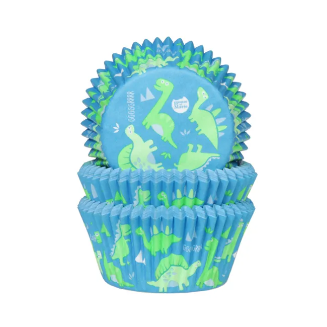 Capsule per cupcake a forma di dinosauro - House of Marie - 50 unità