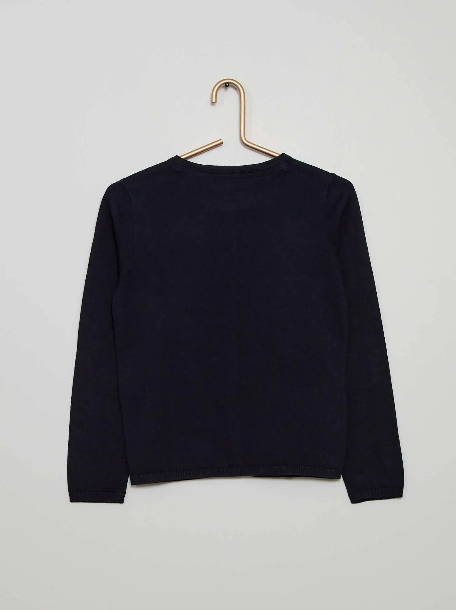 Cardigan in maglia fine - blu