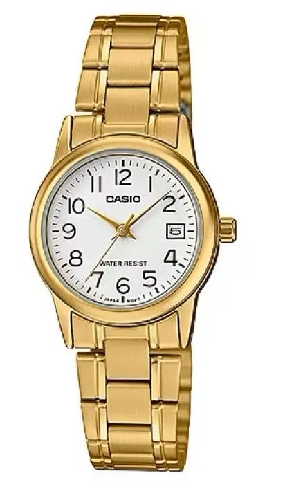 Casio orologio acciaio inossidabile placcato oro   