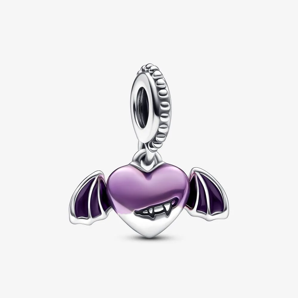 CHARM PENDENTE CUORE SPETTRALE PANDORA