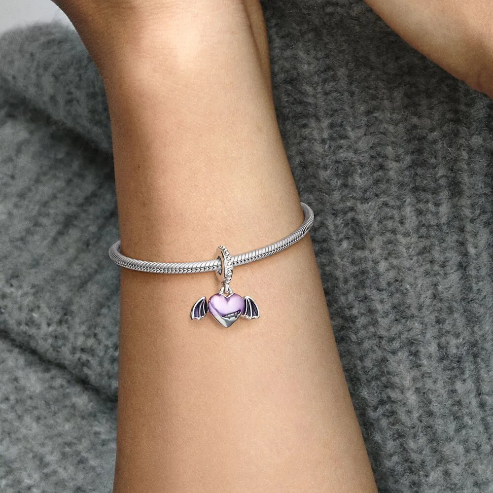 CHARM PENDENTE CUORE SPETTRALE PANDORA