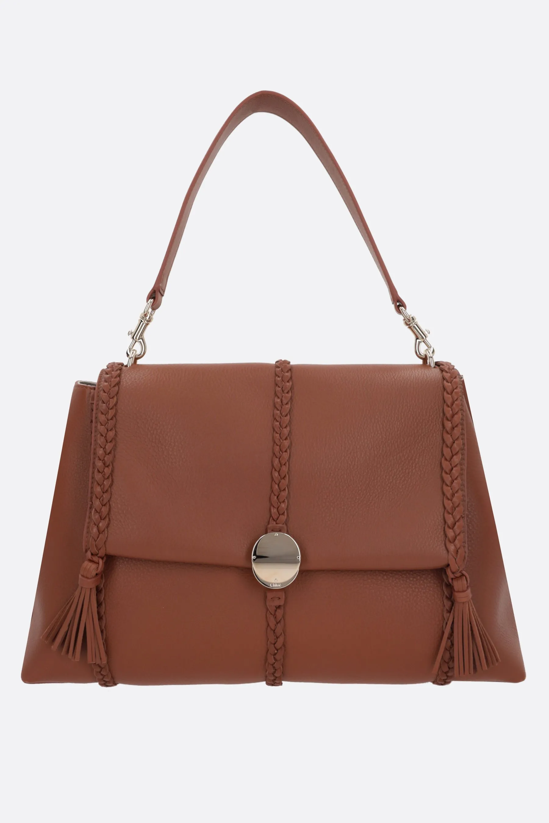 CHLOÉ borsa a spalla Penelope large in pelle martellata 