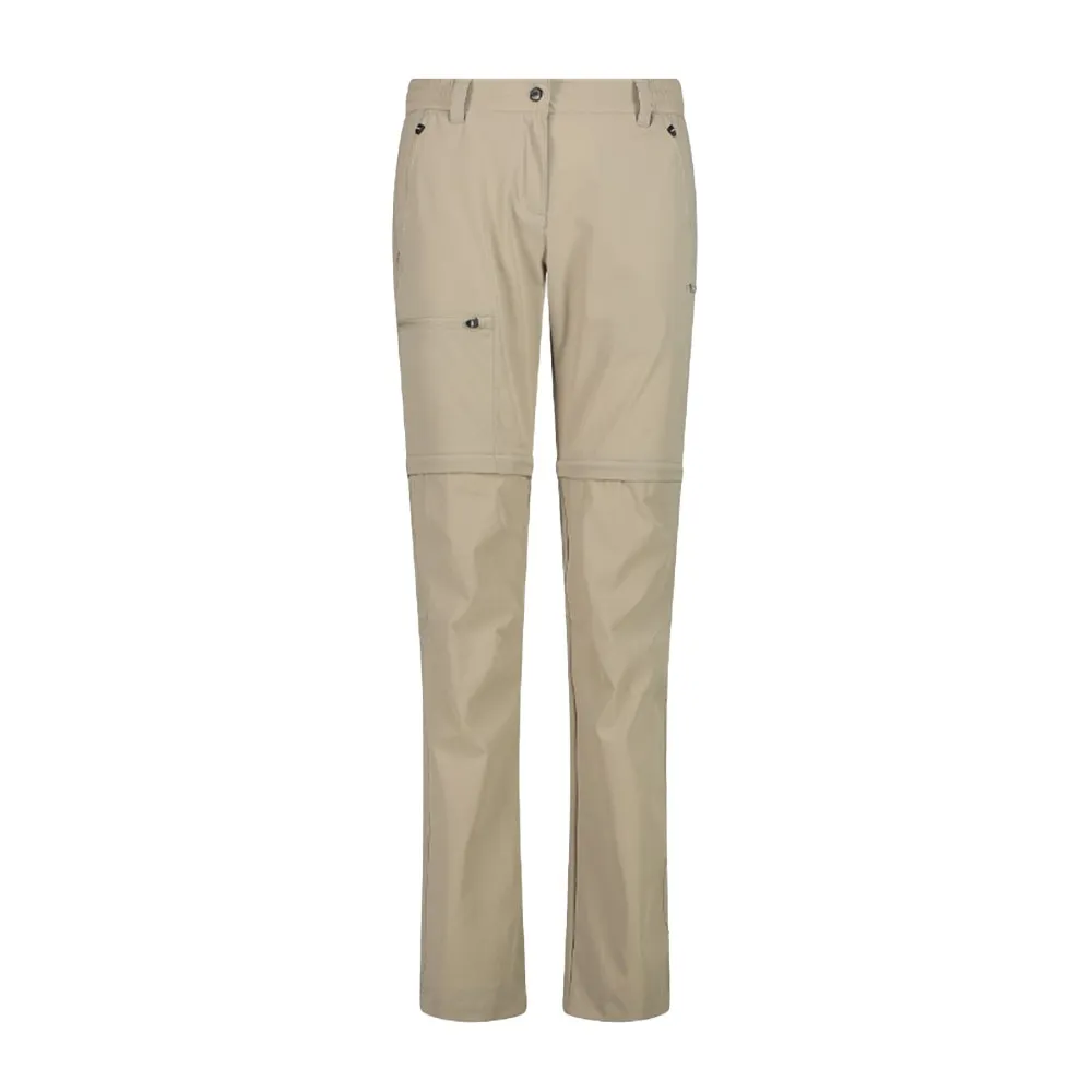 CMP Pantaloni Zip off da Treking con tascone Laterale Stretch da Donna – 34T5016