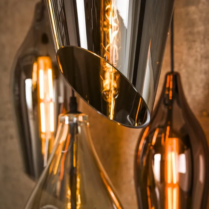 Cocoon Lampada a sospensione Nero, 5-Luci