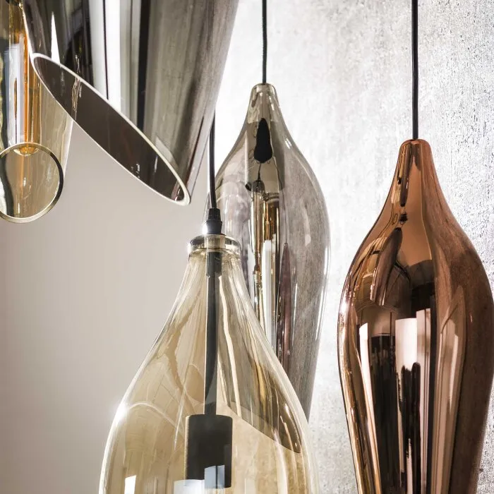 Cocoon Lampada a sospensione Nero, 5-Luci