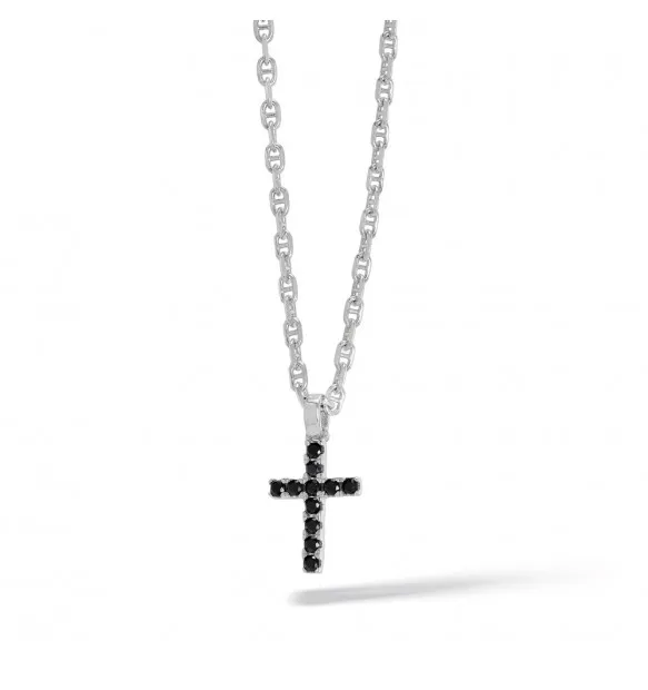 Collana Comete Gioielli Tennis croce uomo UGL 728