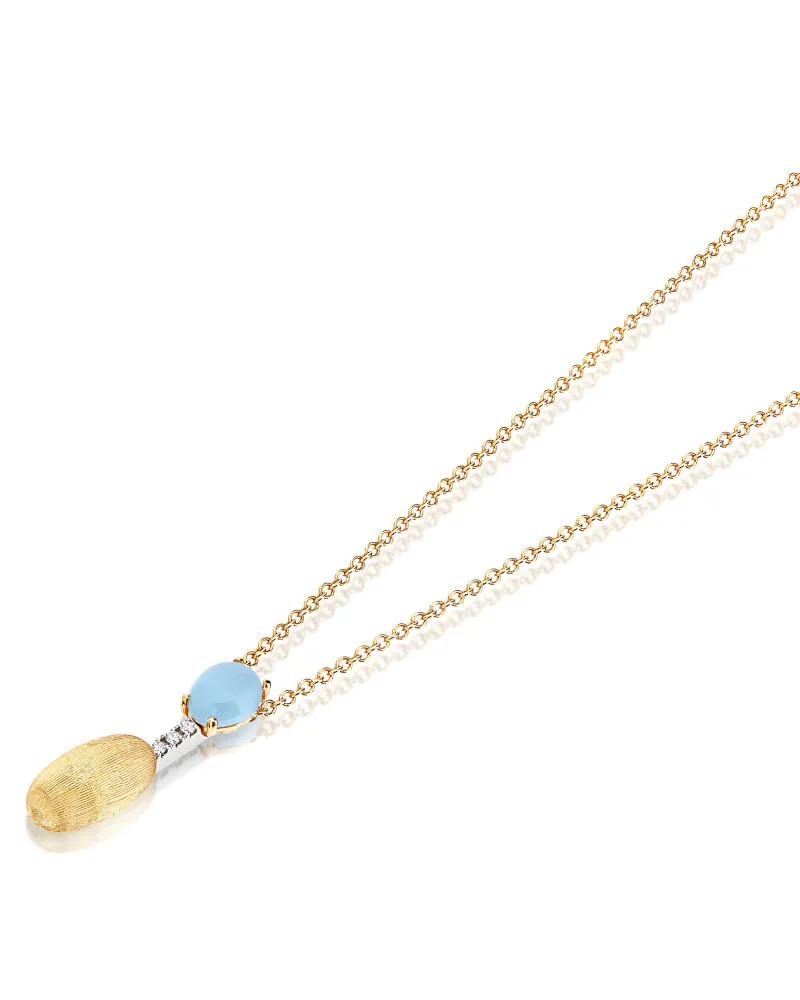 Collana Nanis DANCING AZURE in oro giallo CS4-597GG-IN