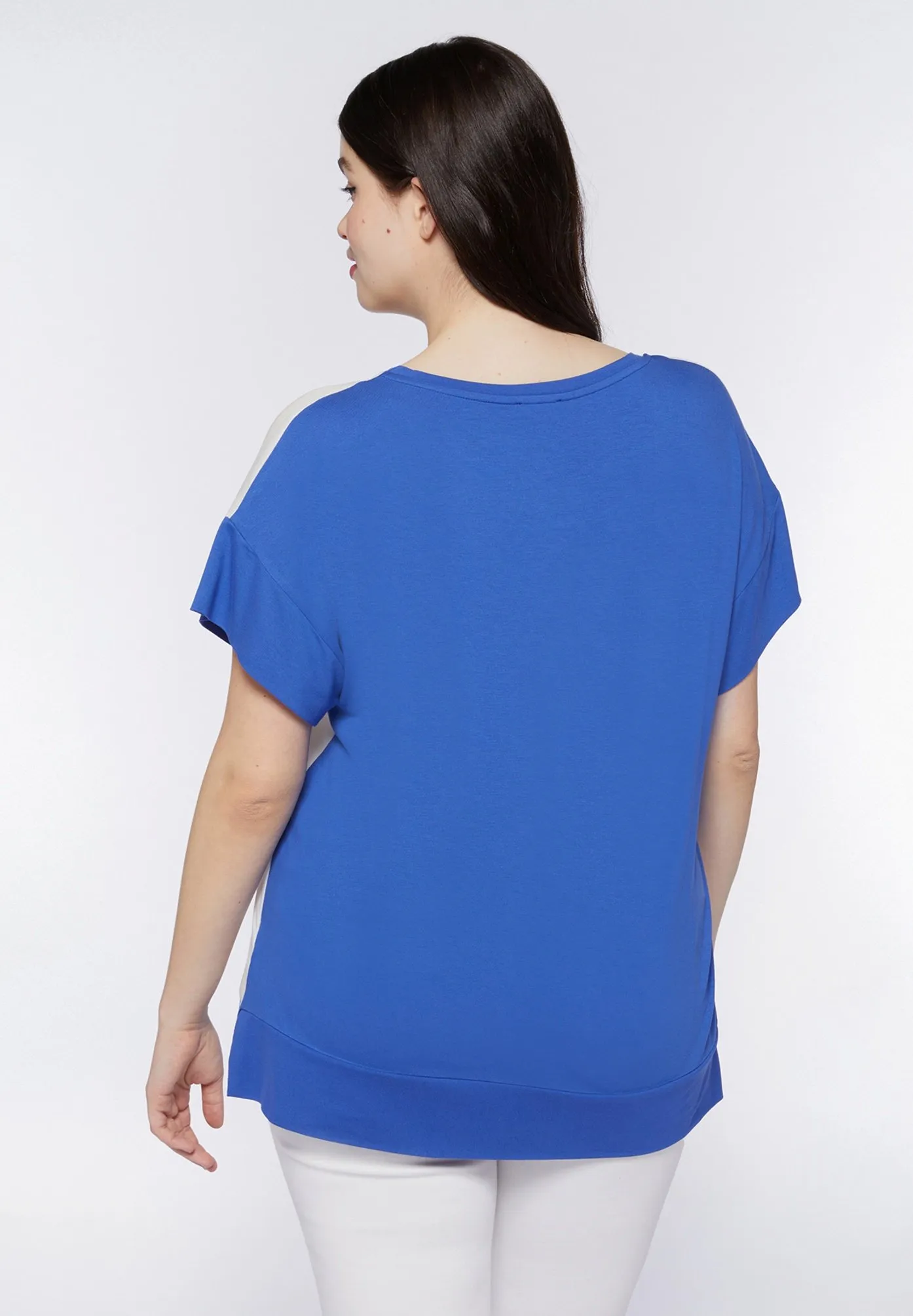 CON SCRITTA RICAMATA - T-shirt con stampa