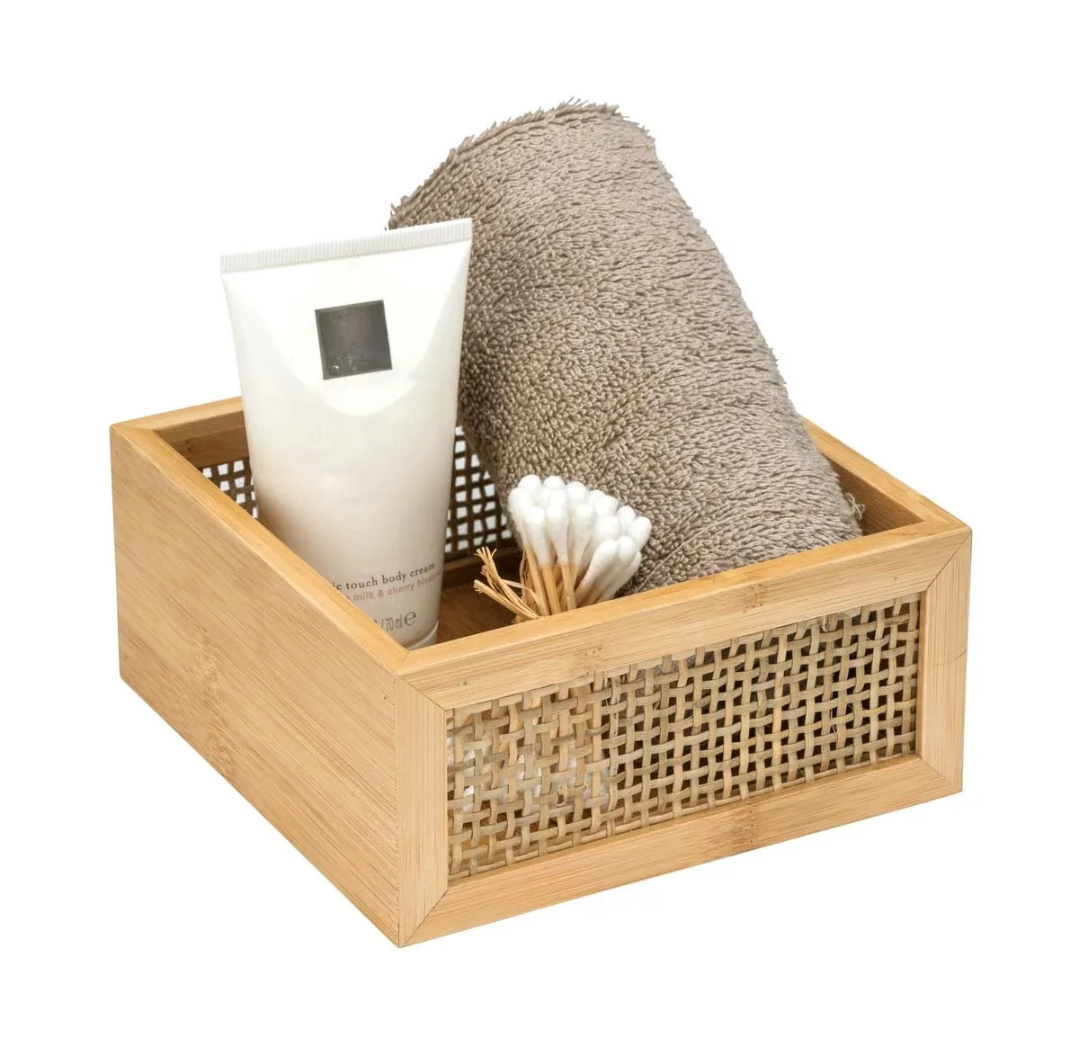 Contenitore da bagno M Allegre bambù FSC