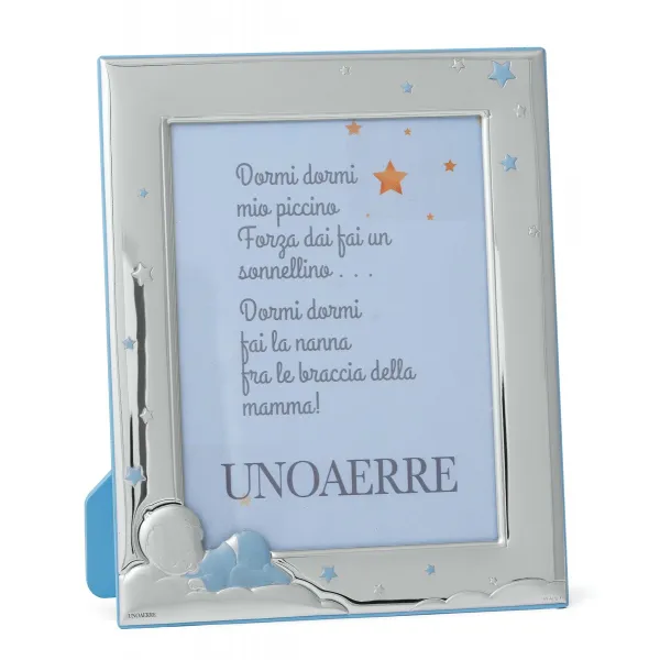 Cornice portafoto in argento bianco