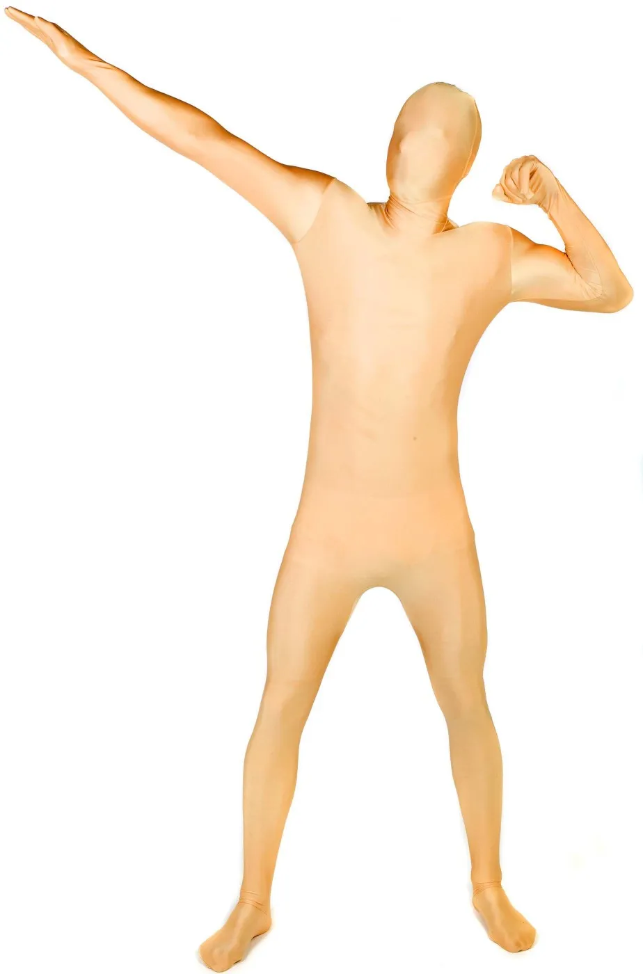 Costume tuta oro completa Morphsuit 2nd skin aderente