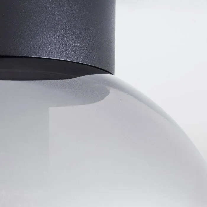 Cumuato Plafoniera Nero, 1-Luce