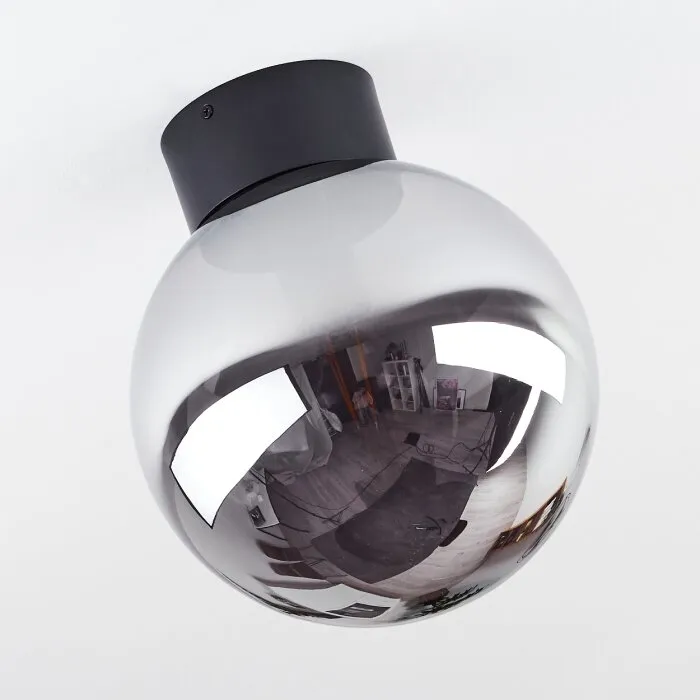 Cumuato Plafoniera Nero, 1-Luce