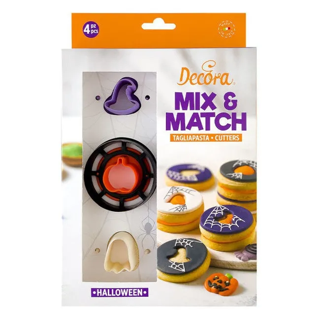 Cutter con centro a tema Halloween - Decorare - 4 pezzi